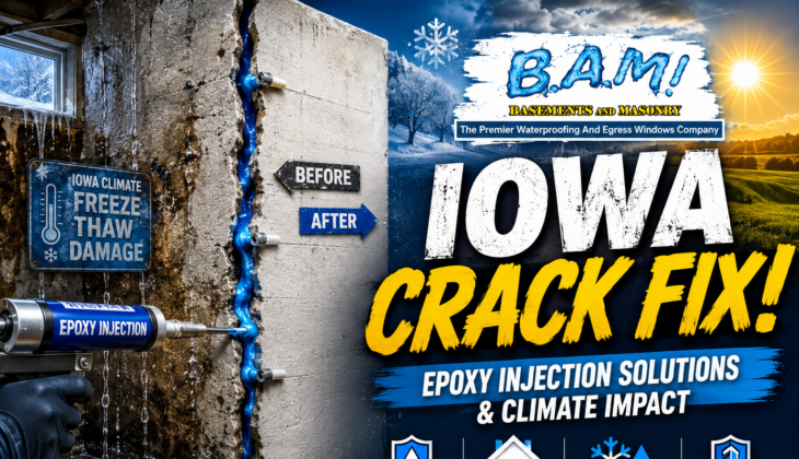 Foundation Crack Repair Des Moines IA | Central IA