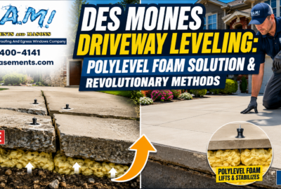 Des Moines Driveway Leveling: PolyLevel Foam Solution & Revolutionary Methods