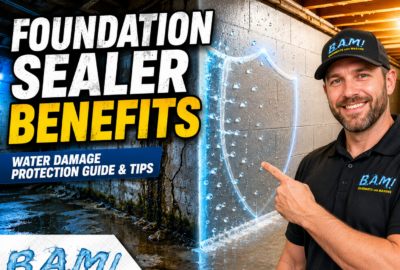 Foundation Sealer Benefits, Water Damage Protection Guide & Tips