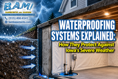 Iowa Waterproofing Systems & Severe Weather Protection Explained