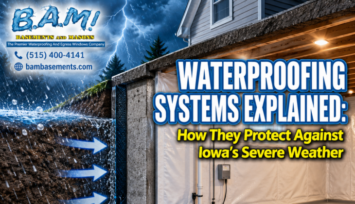 Iowa Waterproofing Systems & Severe Weather Protection Explained